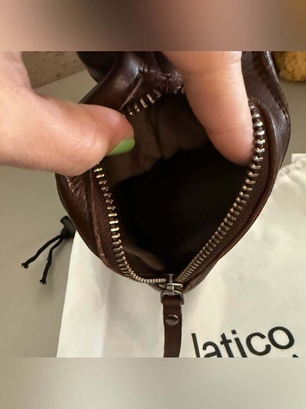 Latico Leathers Crosby Sling Crossbody in Soft Brown Leather 🐻 - Picture 10 of 13